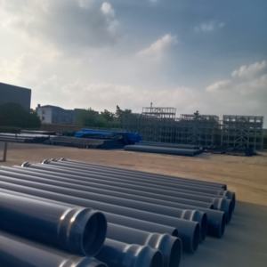 Pipa irigasi pertanian PVC 50mm fleksibel tekanan tinggi Diameter 500mm pipa PVC 20 inci harga terbaik - Product Image 2