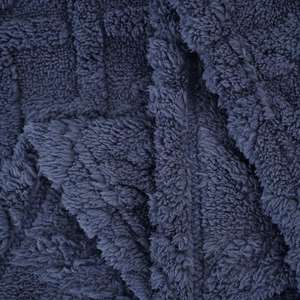 Manta de tiro Premium, diseño de patrón 3D, ropa de cama, manta para acampar, viaje cálido, supersuave, esponjoso, acogedor, decorativo, azul - Product Image 5