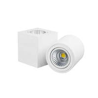 Luminaria LED Empotrable de Techo Antideslumbrante, 2700K 3000K 4000K 5000K, Redonda, en Blanco y Negro, 100lm/W