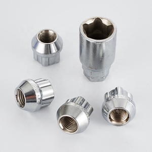 अनुकूलित थोक M12 * 1.5 चांदी 4 + 1 पैकेजिंग स्टील व्हील एंटी-चोरी अखरोट हटाने कुंजी उपकरण व्हील एंटी-चोरी लॉक - Product Image 4