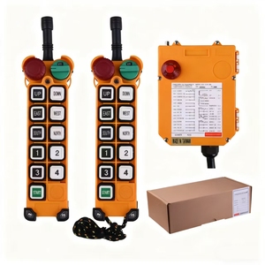 공장 가격 F24-10D 산업용 장비 무선 리모컨 <span class=keywords><strong>10</strong></span>채널 이중 속도 방수 100m 제어 거리 - Product Image 1