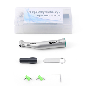 Azdent 20:1 Instrumento <span class=keywords><strong>Dental</strong></span> Eléctrico LED para Implantes, Contraángulo de Baja Velocidad - Product Image 6