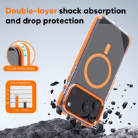 Coque de téléphone personnalisée de luxe antichoc mate pour iPhone 17 Pro 16 Pro Max 15 - Nouvelle génération de protection de luxe pour smartphones