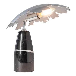 Clear Crystal Rock & Brass Modern Minimalist Floor Lamp | Sleek <b>Lighting</b> for Hotel Office & Study <b>Space</b> - Product Image 6
