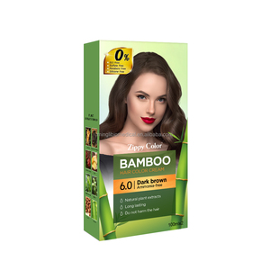 Bán buôn colour Dye tóc không có Amoniac tự nhiên Vegan Thuốc nhuộm tóc OEM & ODM thay đổi màu sắc bởi nhiệt độ Thuốc nhuộm tóc Hưng hoảng loạn - Product Image 5