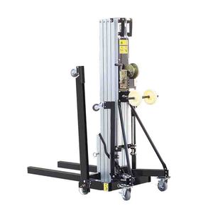 <span class=keywords><strong>Treuil</strong></span> <span class=keywords><strong>manuel</strong></span> en aluminium Chariot élévateur à fourche <span class=keywords><strong>Mini</strong></span> Lifter Light Crane Indoor Aluminum Alloy Material Lift - Product Image 3