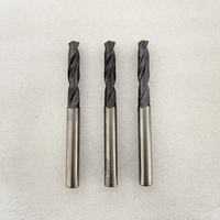 Foret hélicoïdal en carbure monobloc pour usinage CNC, outil de perçage haute précision pour métaux, acier et aluminium