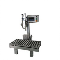 Machine de remplissage semi-automatique à tête unique avec pesage sous le niveau de liquide, pour l'industrie alimentaire, chimique et de produits de consommation quotidienne, avec délai de livraison stable