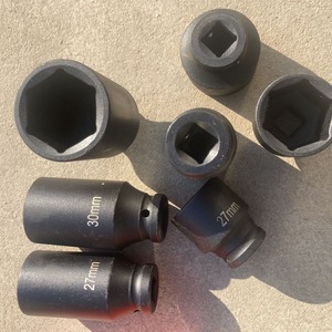 Ensemble d'outils combinés pneumatiques à douille courte et allongée de 12,5 mm, série 1/2, 35 pièces, pour la réparation de moteurs, pièces accessoires épaissies - Product Image 4