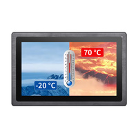 Nueva Pantalla LCD Industrial de Alto Brillo para Exteriores de 7-21.5 Pulgadas, Impermeable IP65, Marco Abierto, USB Serial, Pantalla Táctil Capacitiva IPS