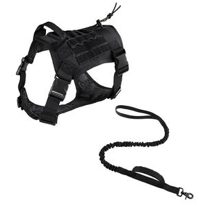 Conjunto de Correa y arnés de nailon duradero para perros, <span class=keywords><strong>collar</strong></span> ajustable para perros medianos y grandes - Product Image 3