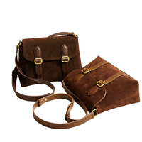 Femmes polyvalent grande capacité daim simple épaule Nylon sac à bandoulière sac en cuir toile haute couture haute couture sac à main