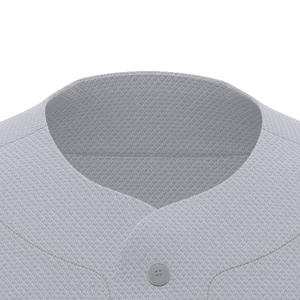 HEALY Maillot de baseball rétro américain gris et rouge contrasté, respirant, en maille, sportif, à manches courtes, vêtement de rue - Product Image 4