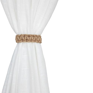 Modern Cotton Luxury Black Aluminum Tiebacks Extended <b>Curtain</b> Bracket ZF Global Export Cotton Luxury Room - Product Image 1