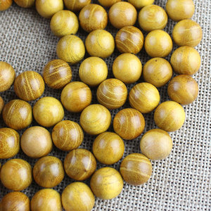 Perles de prière bouddhistes en bois de santal, 108 perles de 12 mm, collier de cérémonie religieuse unisexe, bijoux décoratifs - Product Image 3