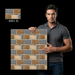 Azulejos de Pared Cerámicos Esmaltados con Acabado Mate de 250x375mm, Diseño de Elevación de 25x37.5cm para Uso en Exteriores - Product Image 4
