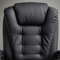 Chaise de bureau ergonomique en similicuir ALINUNU avec logo personnalisé, pour bureau à domicile, chaise de bureau de direction avec repose-pieds