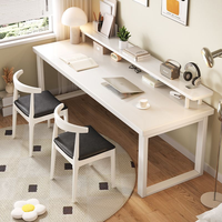 Table double en bois massif, bureau
