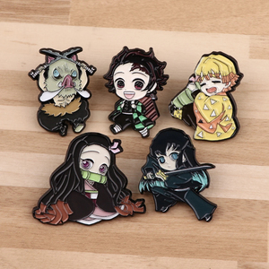 <span class=keywords><strong>5</strong></span> Estilos de Broches de Esmalte de Demon Slayer <span class=keywords><strong>Kimetsu</strong></span> <span class=keywords><strong>No</strong></span> <span class=keywords><strong>Yaiba</strong></span>, Anime Japonés, <span class=keywords><strong>Manga</strong></span>, Lindos, para Mochila, Insignia, Accesorios de Ropa de Dibujos Animados, Regalo - Product Image 2