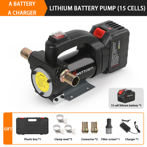Cavitt 전기 오일 펌프 15셀 리튬 배터리 포함 자흡식 디젤 오일 펌프 - Product Image 2