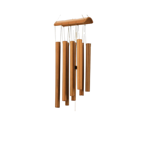 VIREKM Natural Sounds Carillons éoliens en bambou Décorations intérieures et extérieures pour patio Cadeau de maman Signes muraux en bois Boîtes fabriquées - Product Image 1