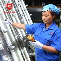 Plaque acrylique PMMA ClearCast 3 mm de Jumei Factory Direct Supply - Service de découpe et de moulage, résistante aux UV, transmission 93%