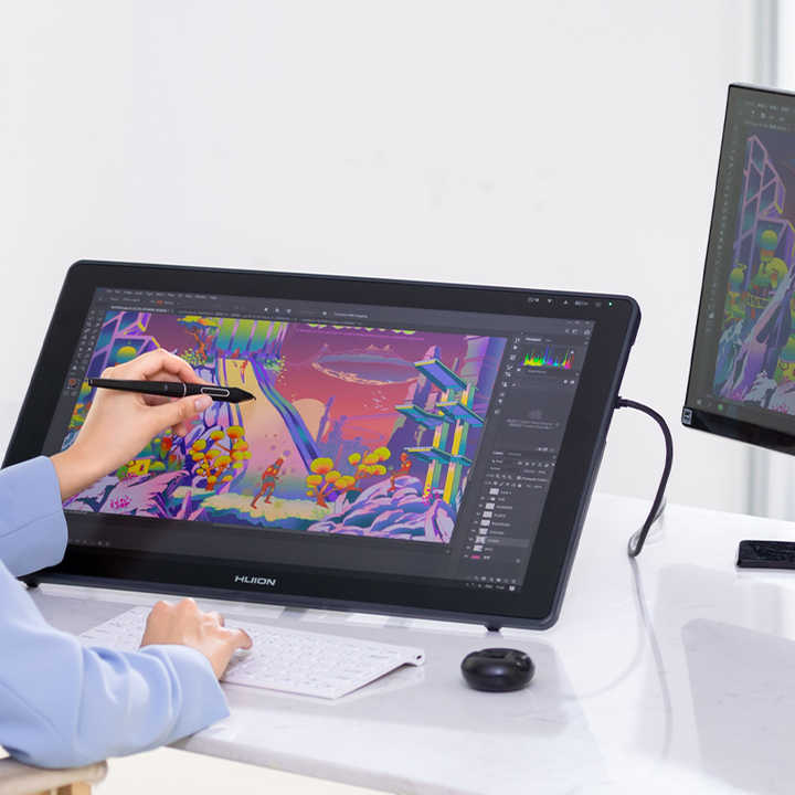 Huion KAMVAS 22 Plus 21.5 Inch LCD Pen Display Tablet - 8192