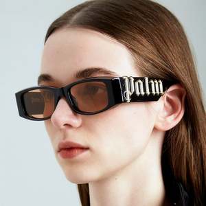 Nouvelles lunettes de soleil rectangulaires punk pour hommes avec logo personnalisé, monture petite et colorée, lunettes de soleil carrées pour femmes - Product Image 1