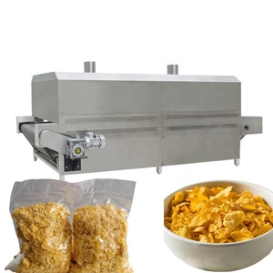 Machine à céréales soufflées automatique à double vis motorisée à haute efficacité pour la production de céréales instantanées (yogourt, cinq céréales, anneaux de céréales, flocons de maïs) à faible teneur en gras - Product Image 3