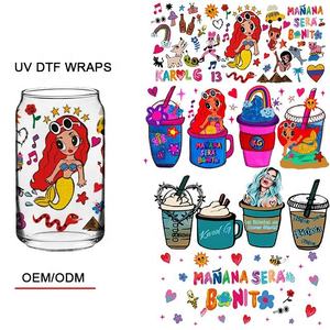Pegatinas UVDTF personalizadas al por mayor para Halloween y Navidad, transferencias UV DTF para vasos, para vasos de vidrio y latas de cerveza - Product Image 4