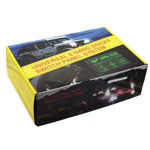 Panneau de commutation 12V 6 gang ON/OFF, boîtier de commande de <span class=keywords><strong>circuit</strong></span>, boîtier de commutation tactile pour voiture, bateau, camion - Product Image 6