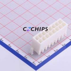 HX41406-16A Wire-to-Board Pin Header Through hole Component (THT),P=4.14mm Connector 2x8P 4.14mm Through Hole 16P - Product Image 1