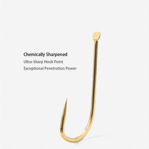 เบ็ดตก<span class=keywords><strong>ปลา</strong></span>ไทเทเนียมอัลลอยด์ญี่ปุ่นแบบไม่มีเงี่ยง พรีเมียมโกลด์สลีฟ สำหรับ<span class=keywords><strong>ปลา</strong></span>คาร์พขนาดเล็ก <span class=keywords><strong>ปลา</strong></span><span class=keywords><strong>ไหล</strong></span> และปลาปากเล็ก - Product Image 4