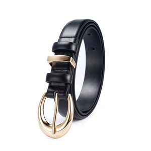 Nieuwe hete verkoop dames kunstleer riem antiek koper metaal vintage casual tailleband bijpassende jeans broek damesmode - Product Image 1