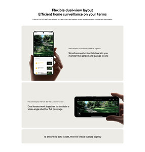 Caméra Bullet Intelligente Extérieure CW100 Double PTZ CMOS Détection de Mouvement Réseau 4G Étanche IP66 Audio Bidirectionnel Certifiée RoHS - Product Image 5