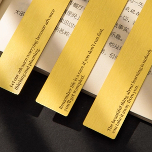 Chất Lượng Cao Tùy Chỉnh Bookmark Kim Loại Cai Trị Thẳng Cai Trị Tùy Chỉnh Sáng Tạo Bookmark Kim Loại Quy Mô Cai Trị - Product Image 6