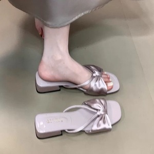 Zapatos de Novia de Cuero con Suela Suave Premium, Estilo Mocasín, Tendencia de Moda 2026, Verano Otoño, Estilo Francés Mary Jane, Tacón Cuadrado Casual - Product Image 2