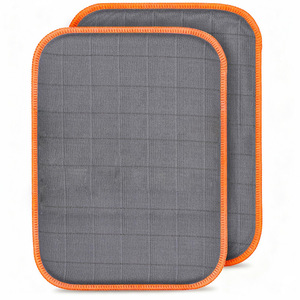 Almohadilla de limpieza de microfibra de 22,5 cm x 16,5 cm, absorbente y gruesa, para limpiar espejos de coche y lavar platos - Product Image 2