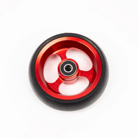 Roue avant de 4 pouces pour fauteuil roulant sportif, roue épaissie antidérapante et résistante à l'usure, accessoire de remplacement durable pour fauteuil roulant manuel