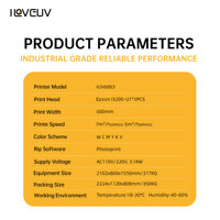 Étiquette de produit, résistante à l'usure et lavable, imprimante UVDTF 60 cm CMYKWV.