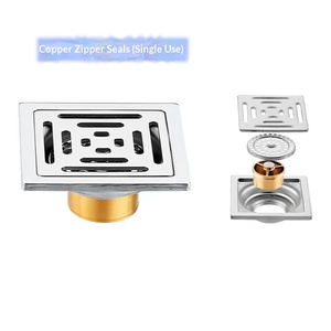 OEM Thickened Stainless Steel Dual use Floor Drain Deodorizing Anti <b>clogging</b> for Bathroom Washing Machine Bathroom Accessories - Product Image 2