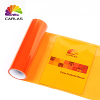 Film Diffuseur de Phare de Voiture CARLAS Film LED Coloré pour Phare Arrière Feu Stop Antibrouillard Film Teinté PVC Vinyle