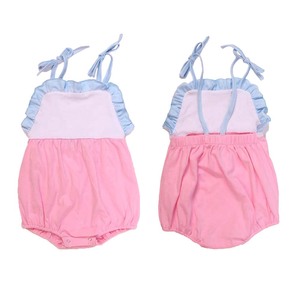 Conjunto de peleles de burbujas para bebé recién nacido, 2023 algodón, ropa Rosa dulce con azul claro, 95% - Product Image 1