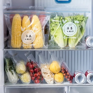 HC Freezer Cool Reusable Moisture Proof Double Zipper Seal Ziplock Storage <b>Bags</b> for Pet Food & Jelly - Product Image 4