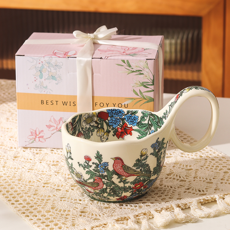 morris white bird+gift box