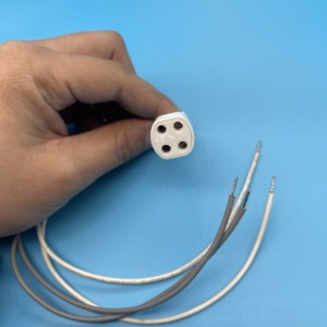 <span class=keywords><strong>G10q</strong></span> đẩy trên <span class=keywords><strong>lampholder</strong></span> với 1015 ul 20AWG Cáp 600 mét (2 Trắng + 2 màu đen) - Product Image 6