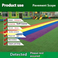 Gazon artificiel en PE+PP simulé, durable, pour mariages en plein air, jardins d'enfants ou usage décoratif