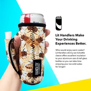 Slim Can Holder 12 oz Tall Can Sleeve for Slim Drinks Neoprene <b>Material</b> Insulated Beverage <b>Cooler</b> Cover Reusable Can s - Product Image 6