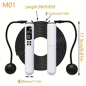 Cuerda de Saltar Inteligente Electrónica Digital para Adultos, Cuerda de Saltar Inteligente con Contador para Bajar de Peso - Product Image 3