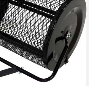 Manual 36 Inch <strong>Lawn</strong> Roller Fertilizer Compost Spreader Walk-in Peat Moss / <strong>Topsoil</strong> - Product Image 4